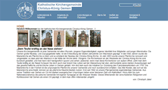 Desktop Screenshot of christus-koenig-gemen.de