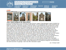 Tablet Screenshot of christus-koenig-gemen.de
